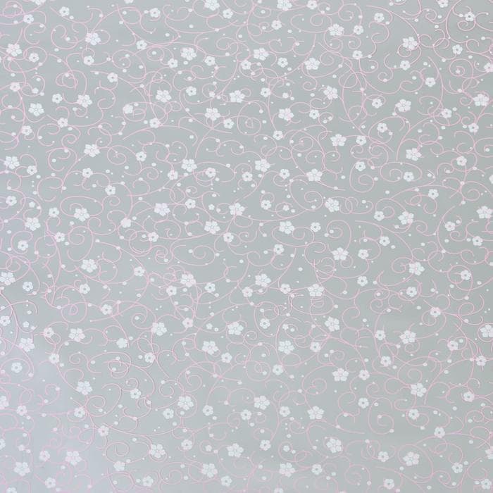 Пленка для цветов и подарков «Гипсофила» розовый - белый 0.7×7 м, 40 мкм