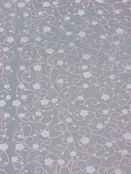 Пленка для цветов и подарков «Гипсофила» розовый - белый 0.7×7 м, 40 мкм