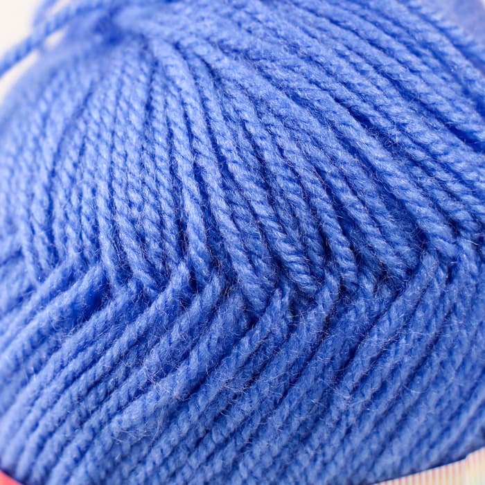 Пряжа для вязания спицами, крючком «Пехорский текстиль. Детская новинка», 100% акрил, 200 м/50 г, (15 т. голубой)