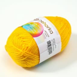 Пряжа для вязания спицами, крючком «Пехорский текстиль. Детская новинка», 100% акрил, 200 м/50 г, (12 желток)