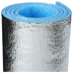 Коврик туристический maclay, с фольгой, 180×60×1 см, голубой