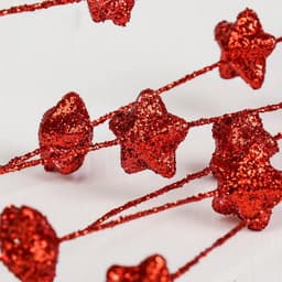 Декор блеск «Звёздочки», h=105 см, МИКС