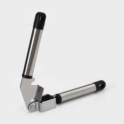 Пресс для чеснока Доляна «Помощник», 18 см, серебристый