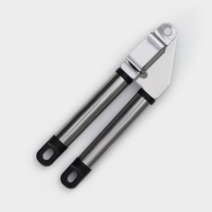 Пресс для чеснока Доляна «Помощник», 18 см, серебристый