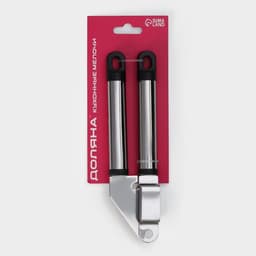 Пресс для чеснока Доляна «Помощник», 18 см, серебристый