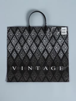 Пакет «Винтаж», полиэтиленовый с пластиковой ручкой, 38×35 см, 110 мкм