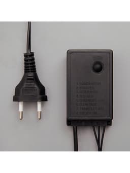 Гирлянда «Нить» 20 м, IP44, тёмная нить, 200 LED, свечение фиолетовое, 8 режимов, 220 В