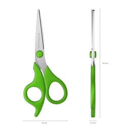 Ножницы детские ErichKrause Control Junior, 15.5 см, с закруглёнными концами лезвий, ударопрочный пластик, МИКС