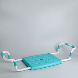 Сиденье для ванны раздвижное, 35×29 см, цвет бирюза