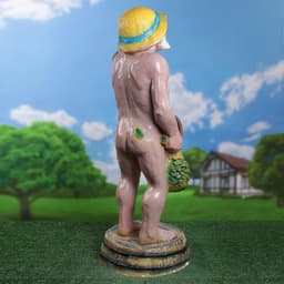 Садовая фигура из полистоуна «Банщик», 39×39×106 см