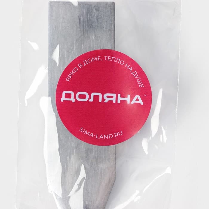 Лопатка кондитерская Доляна «Деко», 22 см, нержавеющая сталь