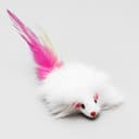 Мышь, 7.5 см, натуральный мех, белая