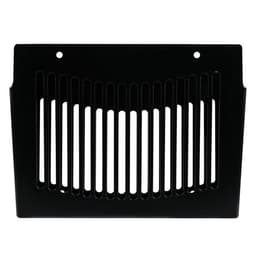 Лоток для бумаг Стамм, А4, настенный, пластиковый, 1 отделение, чёрный, 26×10×34 см