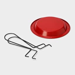 Подставка для запекания курицы - гриль «Ренард», 17×17 см, антипригарное покрытие, красная