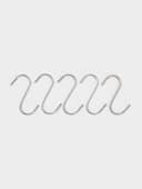 Крючки для рейлинга Доляна, d=2.4 см, 7 см, 5 шт., хромированные