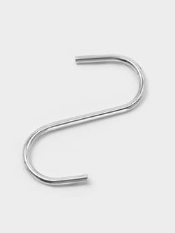 Крючки для рейлинга Доляна, d=2.4 см, 7 см, 5 шт., хромированные