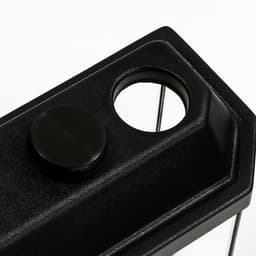 Аквариум «Панорамный» с крышкой, 15 л, 40×14.5×27/32 см, чёрный