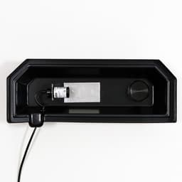 Аквариум «Панорамный» с крышкой, 15 л, 40×14.5×27/32 см, чёрный