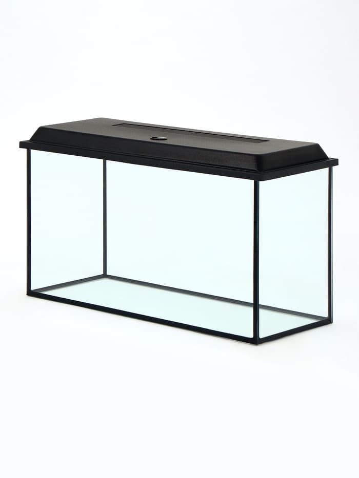 Аквариум «Прямоугольный» с крышкой, 200 л, 100×40×50/57 см, чёрный