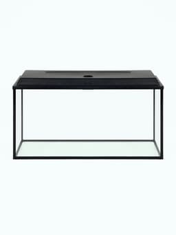 Аквариум «Прямоугольный» с крышкой, 200 л, 100×40×50/57 см, чёрный