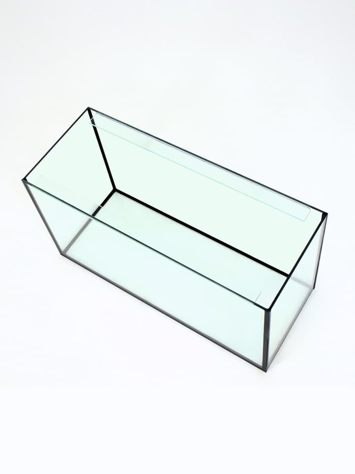 Аквариум «Прямоугольный» с крышкой, 200 л, 100×40×50/57 см, чёрный