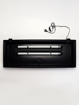 Аквариум «Прямоугольный» с крышкой, 200 л, 100×40×50/57 см, чёрный