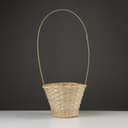 Корзина плетёная, 23×17/53 см, натуральный, бамбук