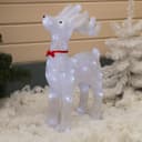 Светодиодная фигура «Оленёнок» 46×70×22 см, акрил, 100 LED, 8 режимов, 24 В, свечение белое