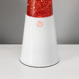 Светильник «Цилиндр» Е14 белая, лава, блёстки 40×11×11 см RISALUX