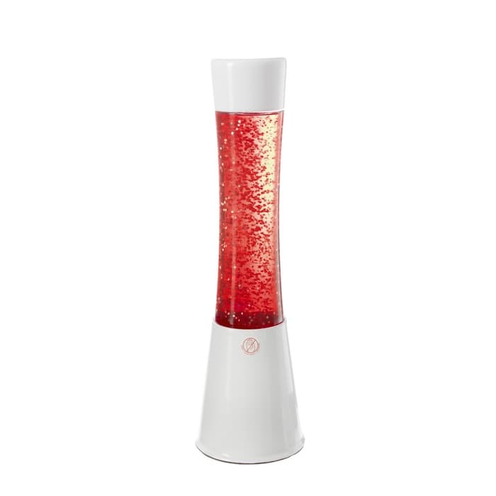 Светильник «Цилиндр» Е14 белая, лава, блёстки 40×11×11 см RISALUX