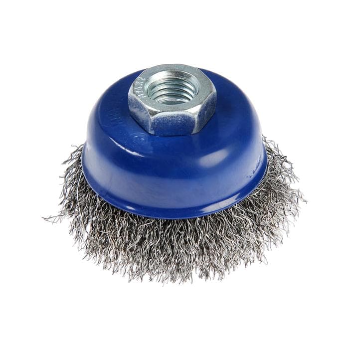 Щетка металлическая для УШМ ТУНДРА, «чашка», М14, 65 мм