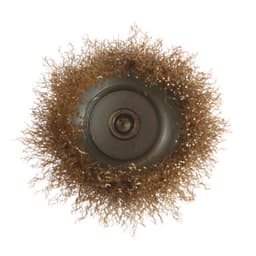 Щетка металлическая для дрели ТУНДРА, со шпилькой, «чашка», 75 мм