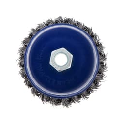 Щетка металлическая для УШМ ТУНДРА, крученая проволока, «чашка», М14, 100 мм