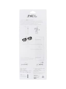 Резак для бумаги роликовый А4, до 3 листов, безопасное лезвие, длина реза 300 мм, корпус белый