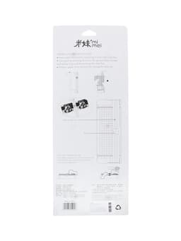 Резак для бумаги роликовый А4, до 3 листов, безопасное лезвие, длина реза 300 мм, корпус черный