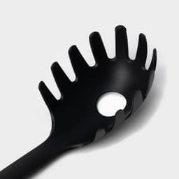 Ложка для спагетти Доляна «Орихалк», 30 см, чёрная