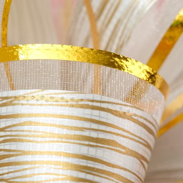 Подарочный Бант - шар №5 «Узор», для упаковки подарков, микс