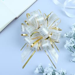 Подарочный Бант - шар №5 «Узор», для упаковки подарков, микс