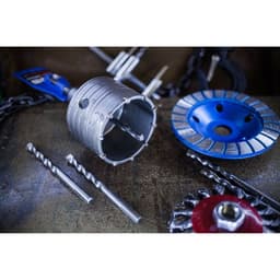 Коронка буровая в сборе ТУНДРА, SDS-plus, М22×68 мм