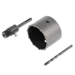 Коронка буровая в сборе ТУНДРА, SDS-plus, М22×80 мм