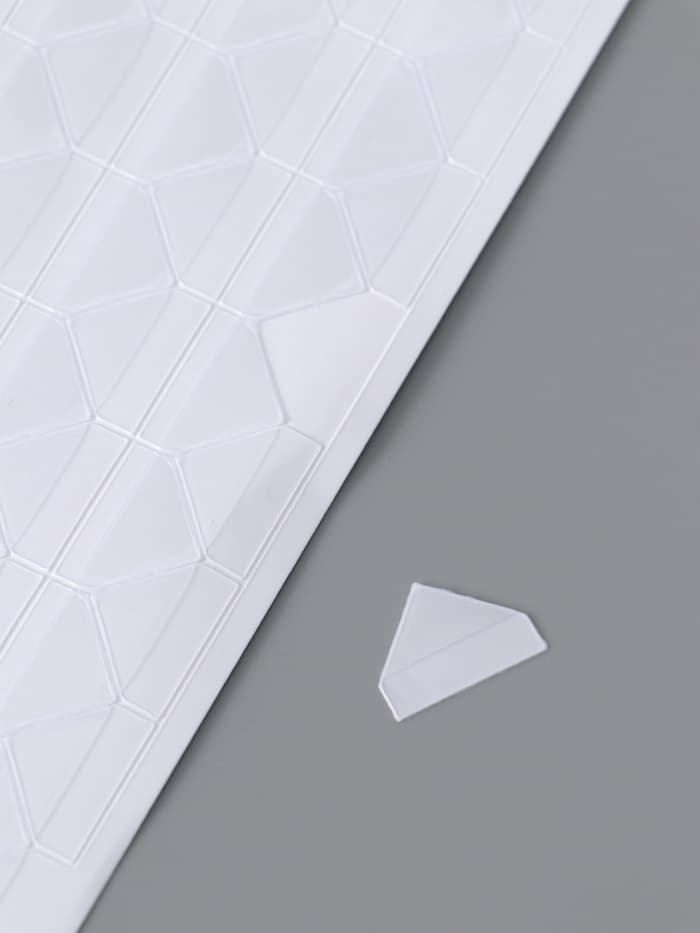 Набор уголков с кармашком для фотографий 102 уголка «Прозрачные», 10.3×15.1 см