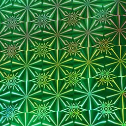 Пленка голография, зелёный, 70×100 см, рисунок МИКС