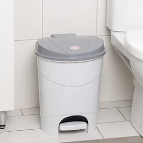 Контейнер для мусора, 19 л, с педалью, мраморный