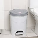 Контейнер для мусора, 19 л, с педалью, мраморный