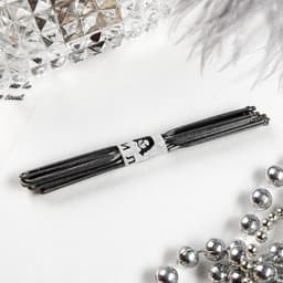 Шпильки для волос «Классика», набор 10 шт., 8 см, чёрная