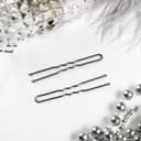 Шпильки для волос «Классик», набор 10 шт., 4.5 см, серебро