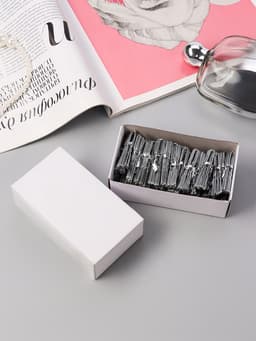 Шпильки для волос «Классик», набор 10 шт., 4.5 см, серебро