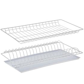 Сушилка для посуды с поддоном для шкафа 50 см, 46.5×25.6 см, белая