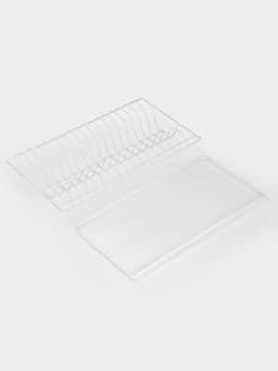 Сушилка для посуды с поддоном для шкафа 50 см, 46.5×25.6 см, белая