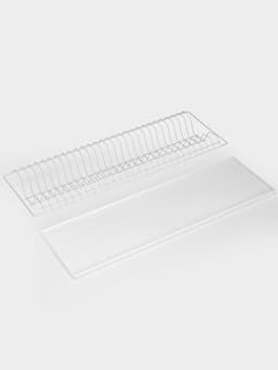 Сушилка для посуды с поддоном для шкафа 80 см, 76.5×25.6 см, белая